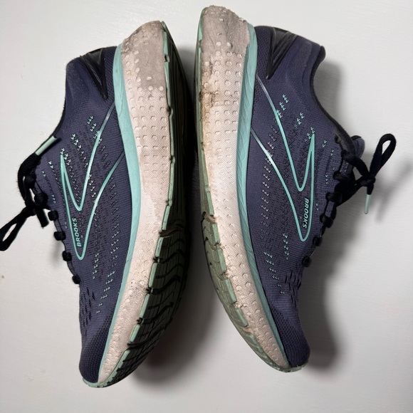 Brooks Glycerine 19 Womens Sz 9 Shoe Blue Mesh Running Walking Sneaker - Picture 1 of 6